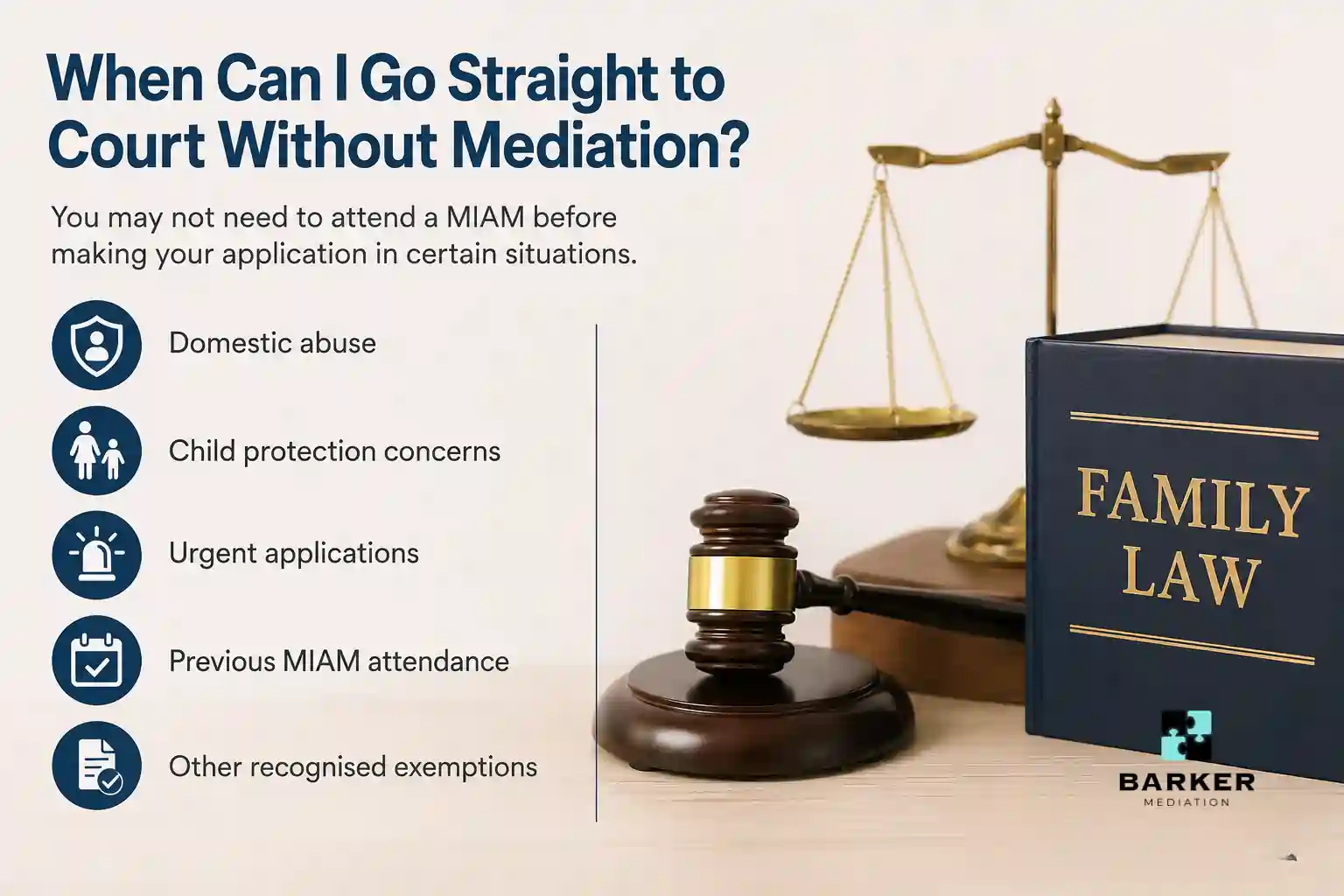 When Can I Go Straight to Court Without Mediation Peterborough?
